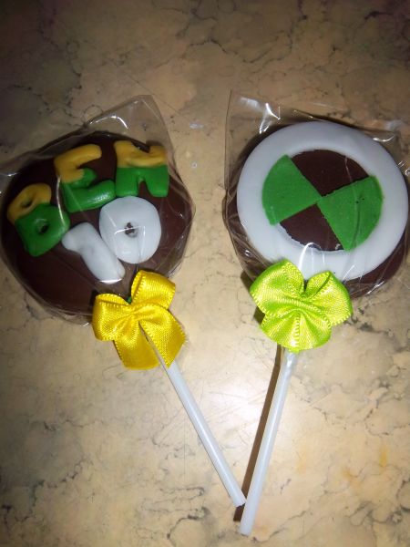 Pirulito de Chocolate Ben 10