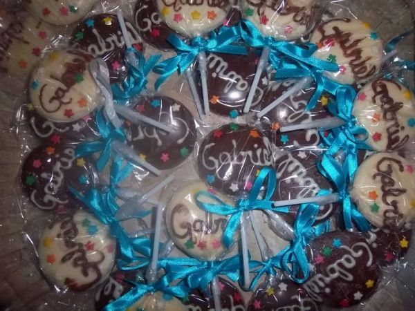 Pirulitos de Chocolate Personalizados