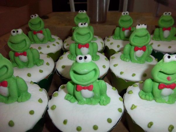 Cupcakes Decorados de Sapo